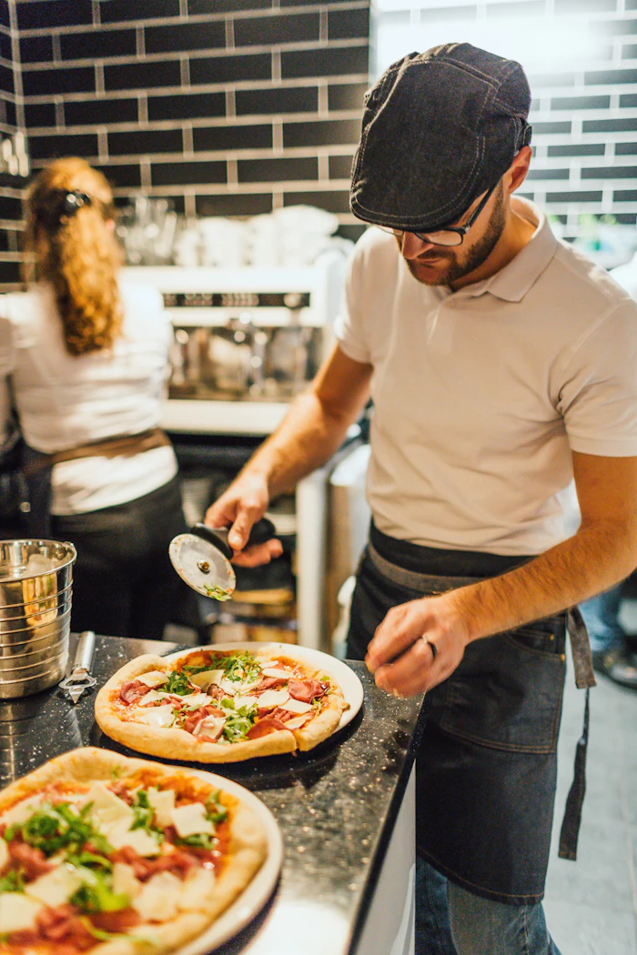 Pizzaiolo al banco