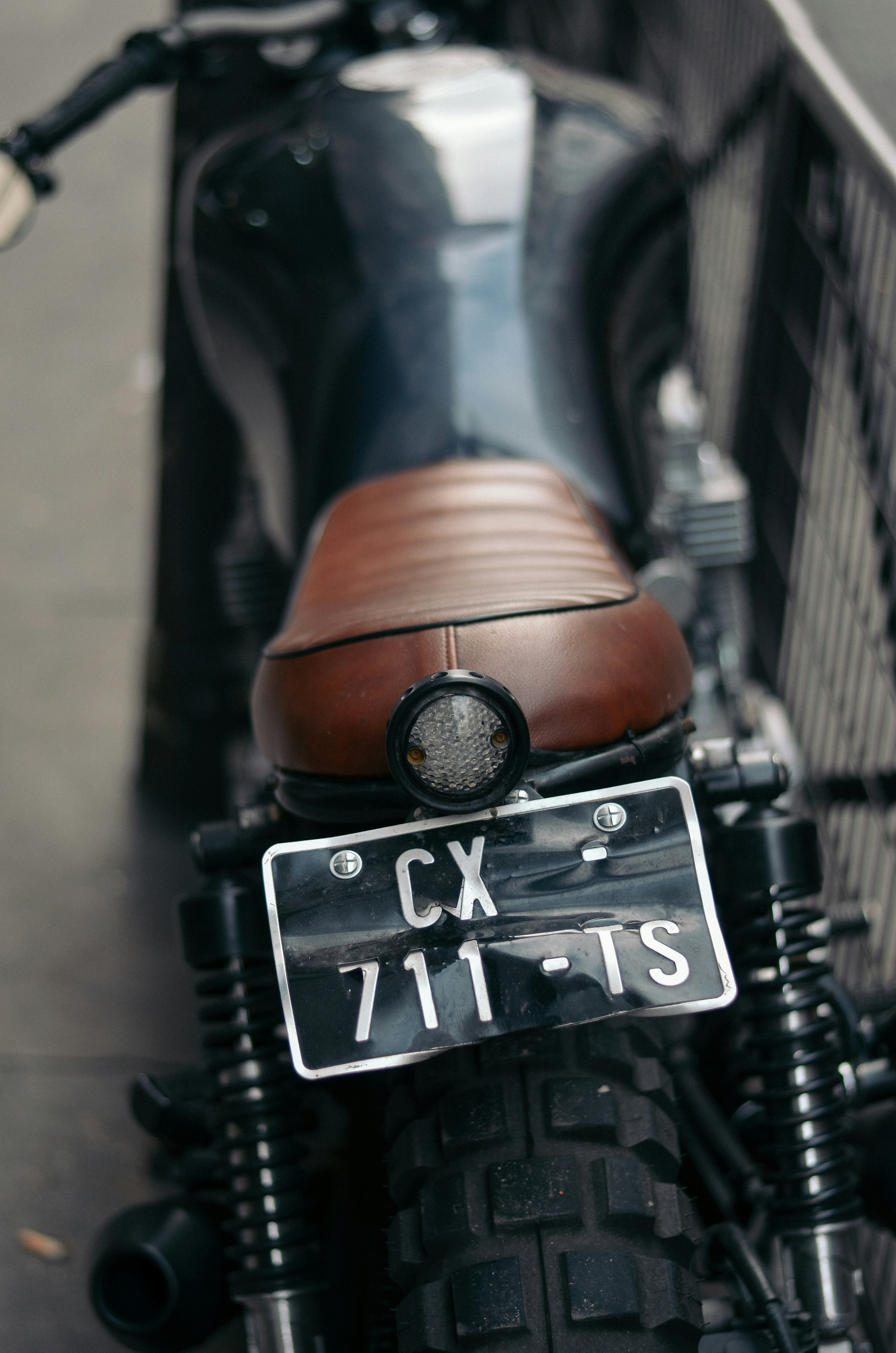 Close-up of motorcycle suit materials