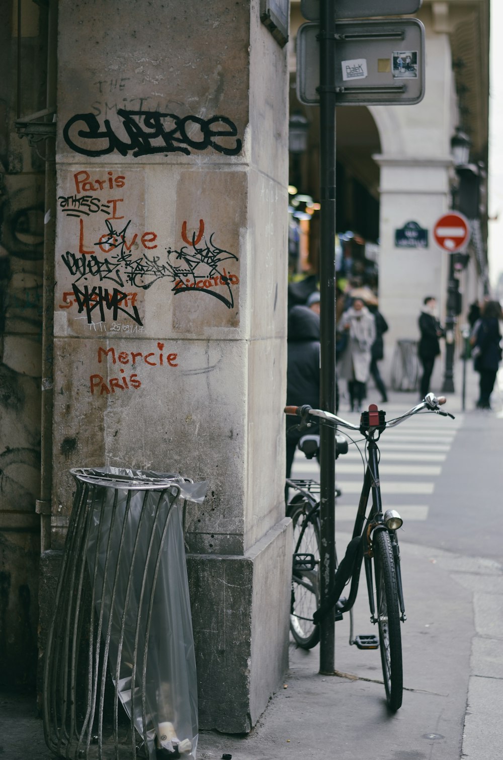 bicycle near building