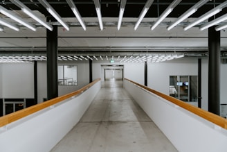 empty hallway inside building