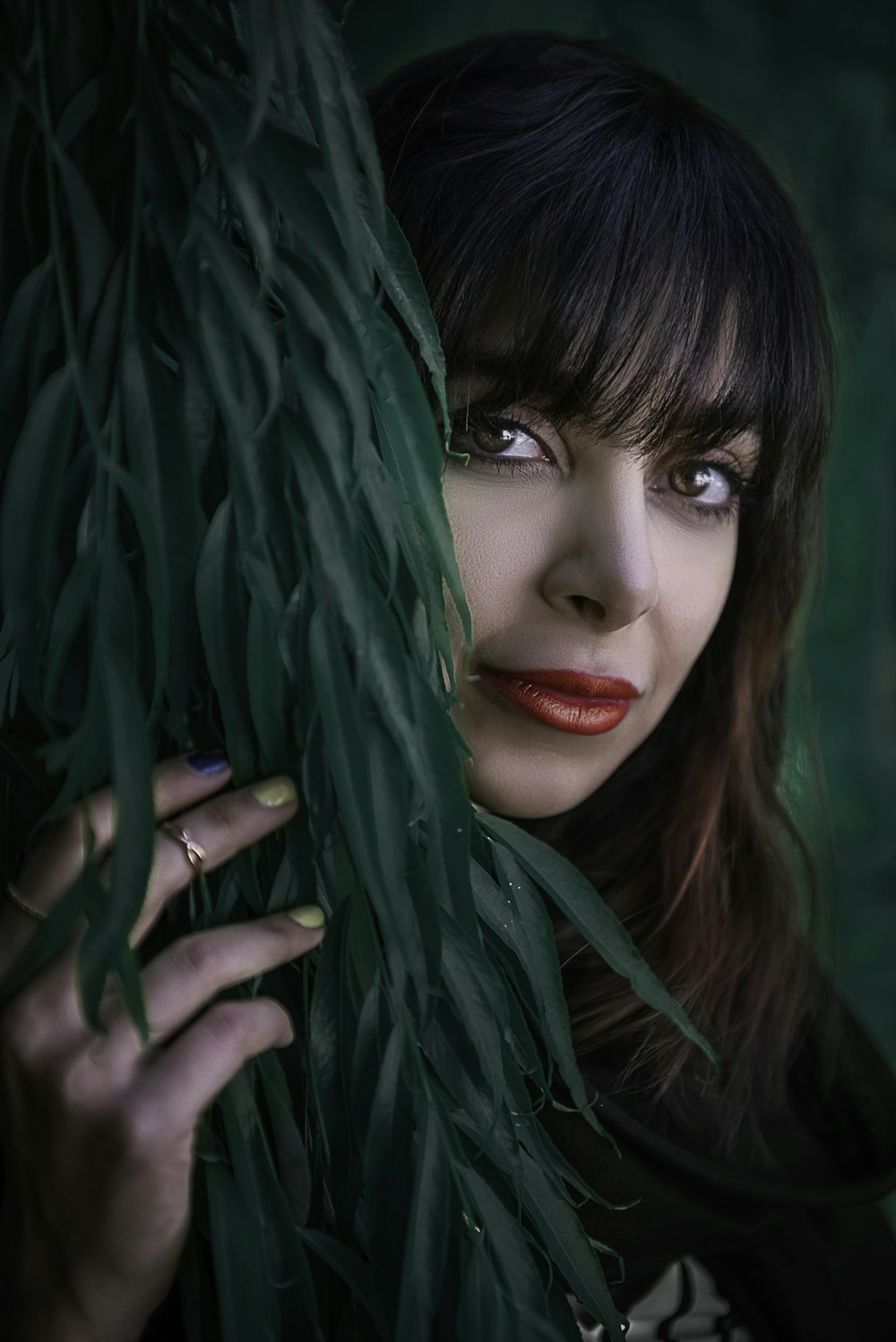 woman near tree