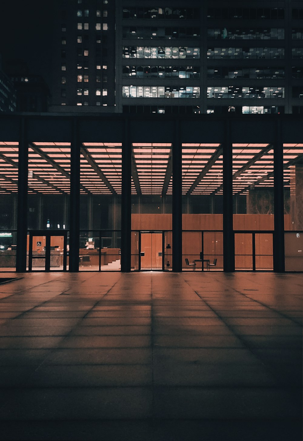 empty building lobby