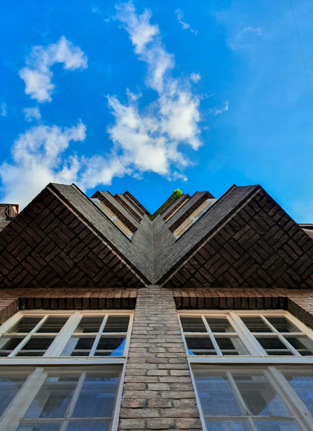 low angle photography of building