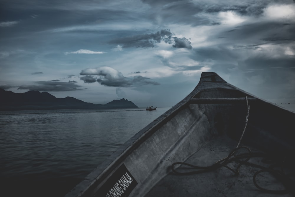 brown wooden boat