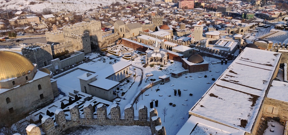 top view of buildings during daytime