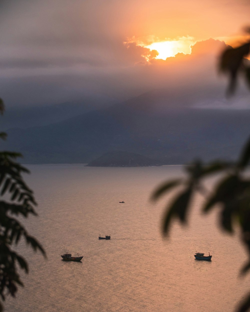 boats on sea