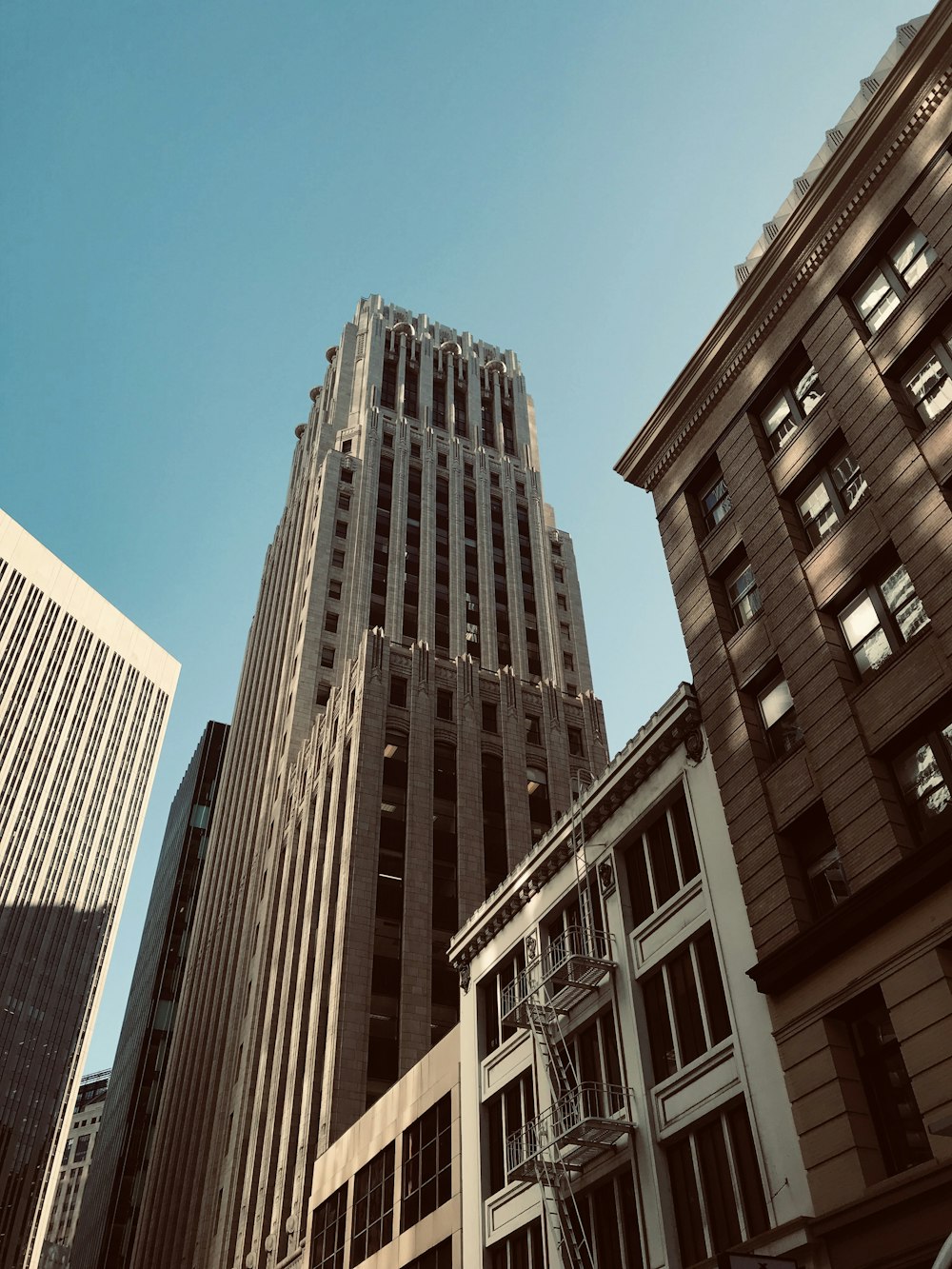 grey concrete building under blue sky