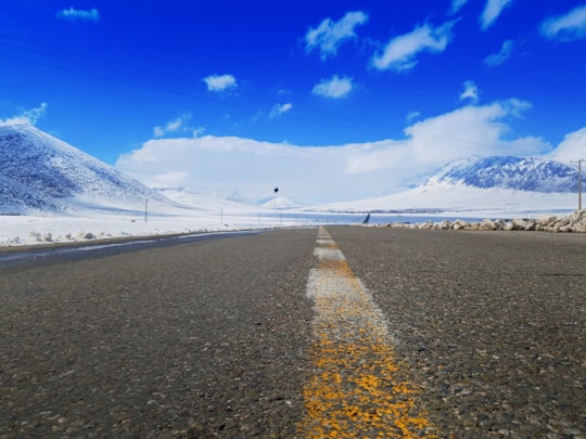 road near mountain in Lorestan Province Iran