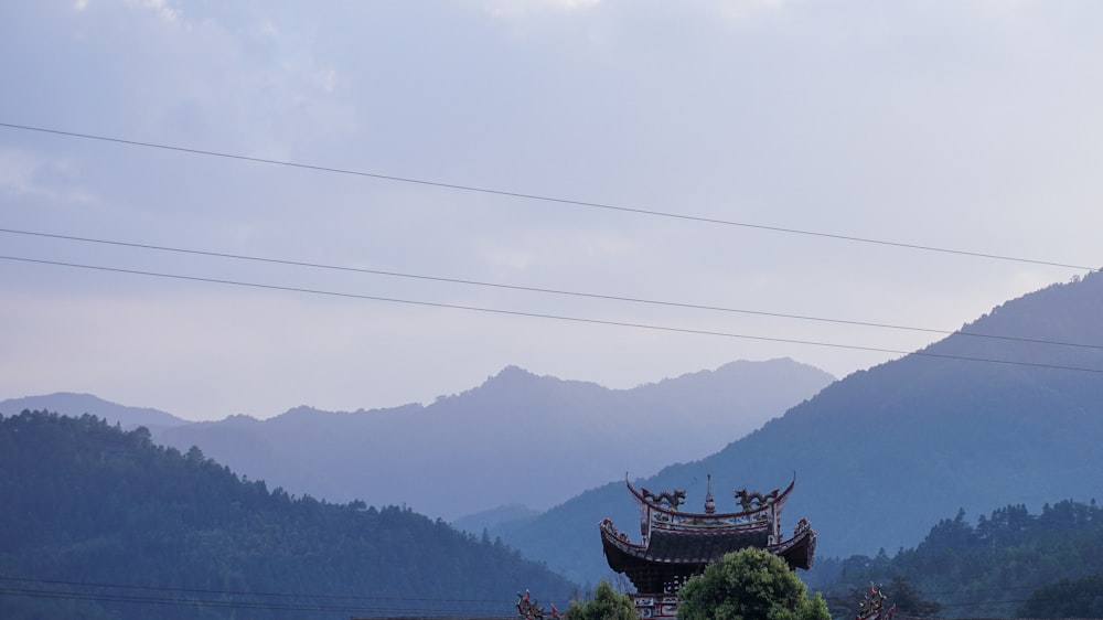 brown pagoda in horizon