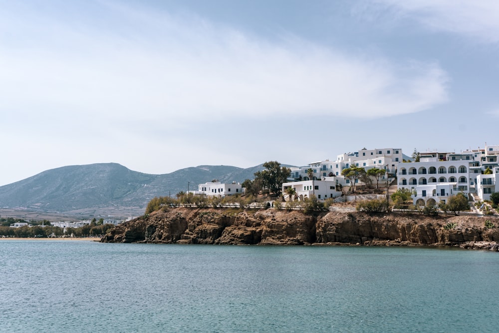 landscape photo of seaside buildings