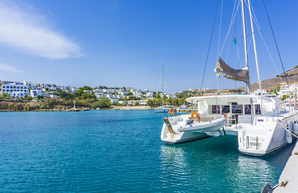 yacht on sea