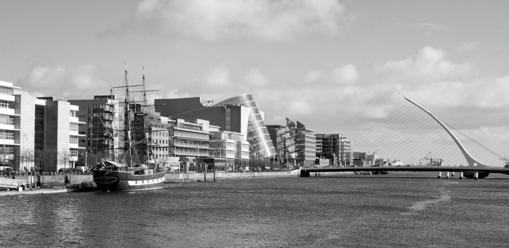 buildings near body of water