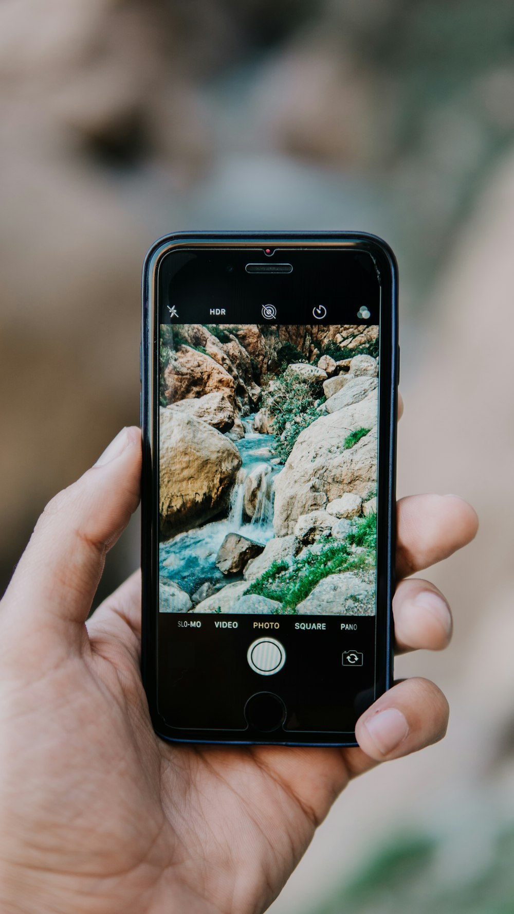 person holding phone