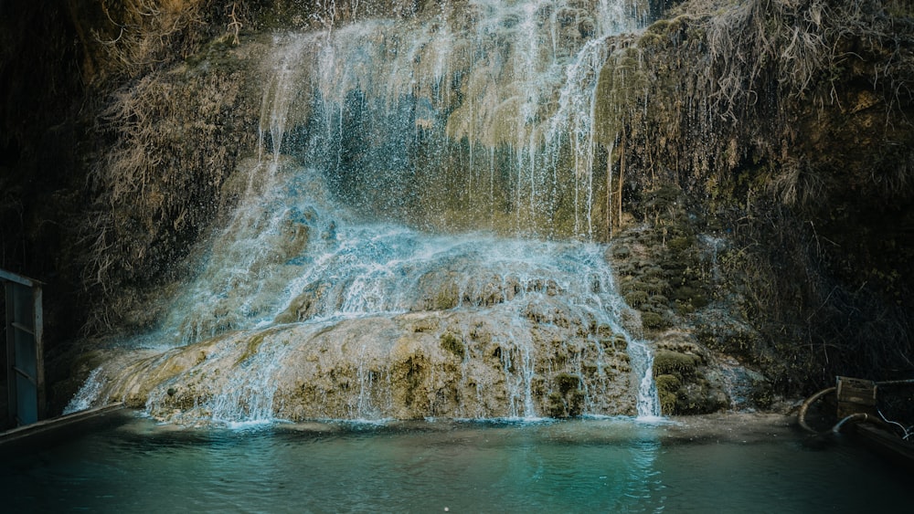 waterfalls during daytime