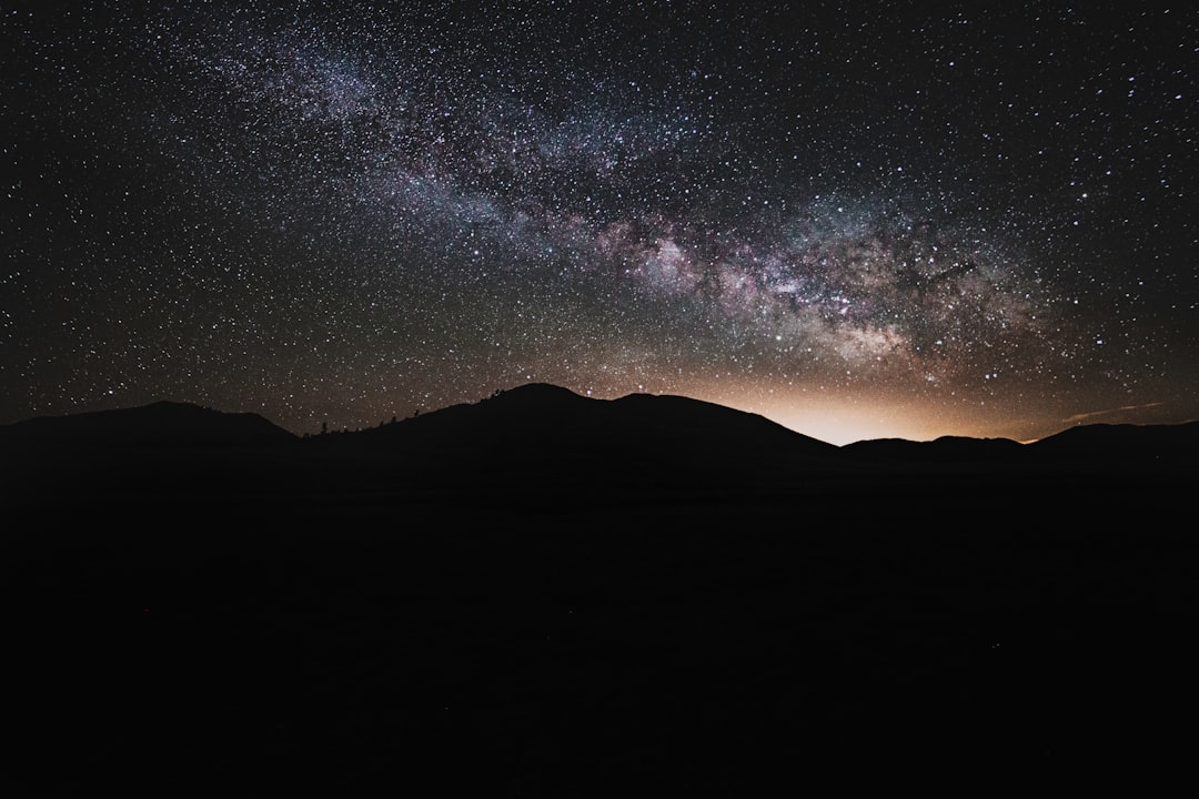 silhouette of mountain