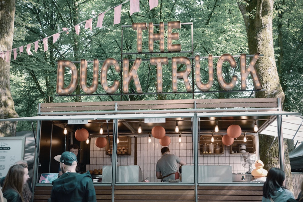 The Duck Truck sign