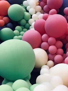 An array of colorful 3D products ready for purchase.