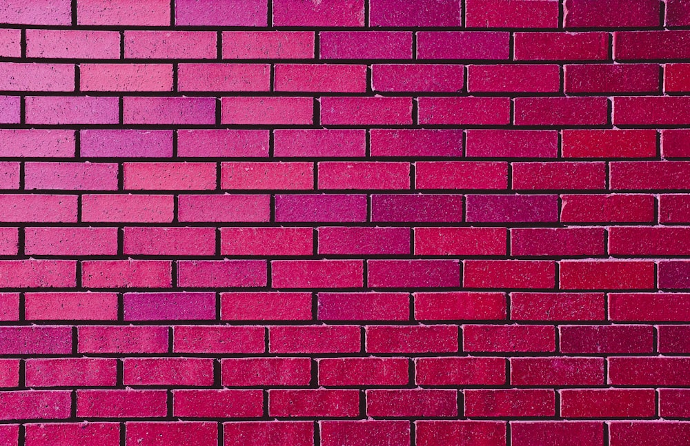 red brick wall