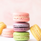 macarons on table