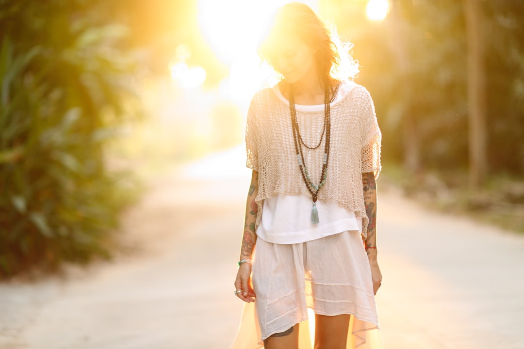 women's white skirt