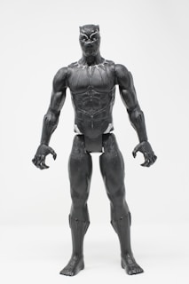 A detailed close-up of a superhero action figure in 4K.