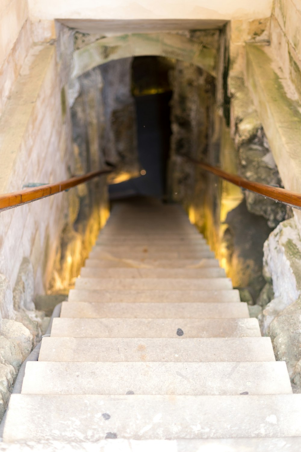 brown stairs