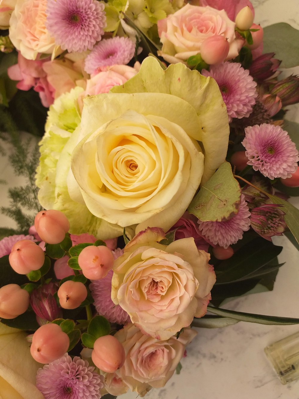 multicolored assorted flowers in vase