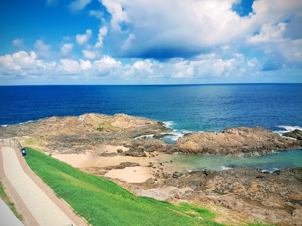 seashore during daytime