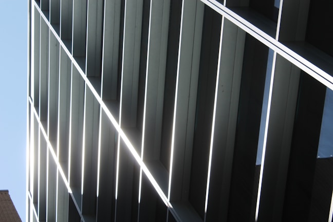 Ventilated facade system with natural light filtering through.