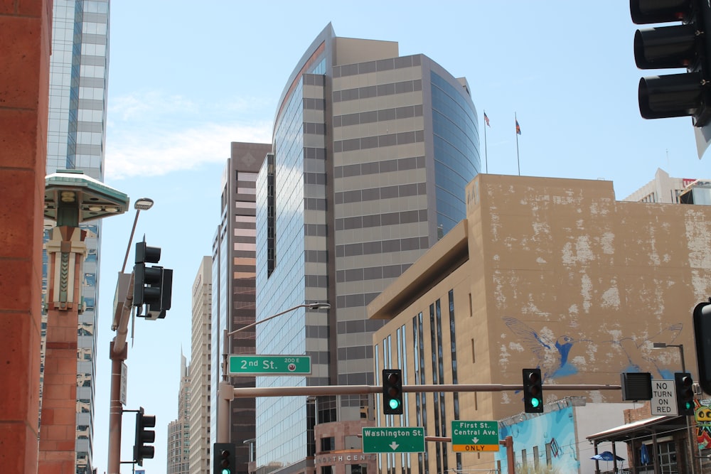 low angle photo of street