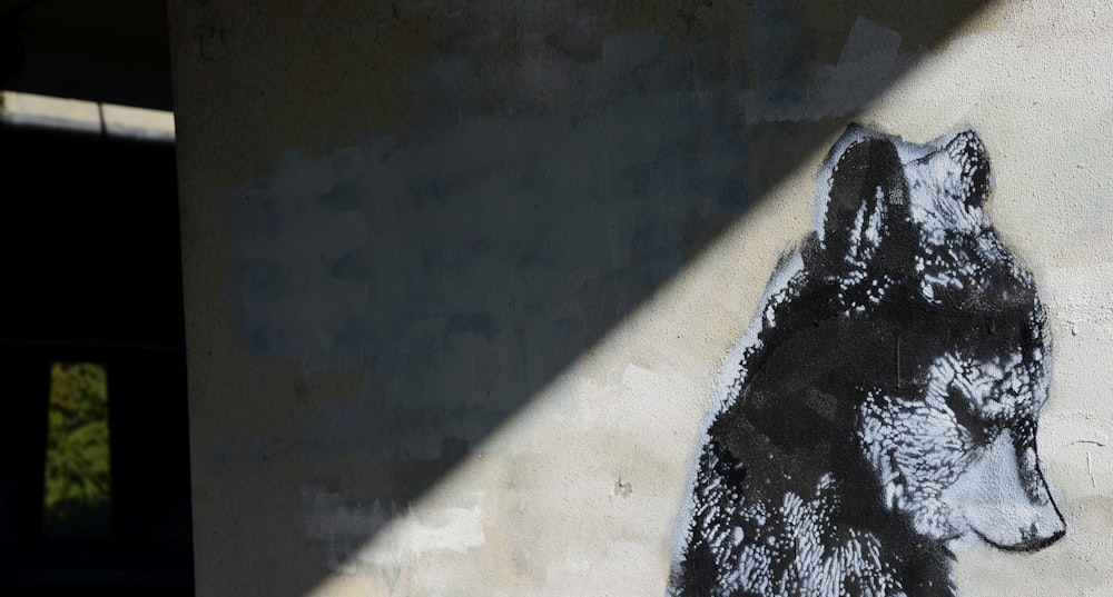 Foto Grafiti de lobo gris – Imagen Gris gratis en Unsplash