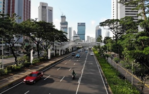 cars on road