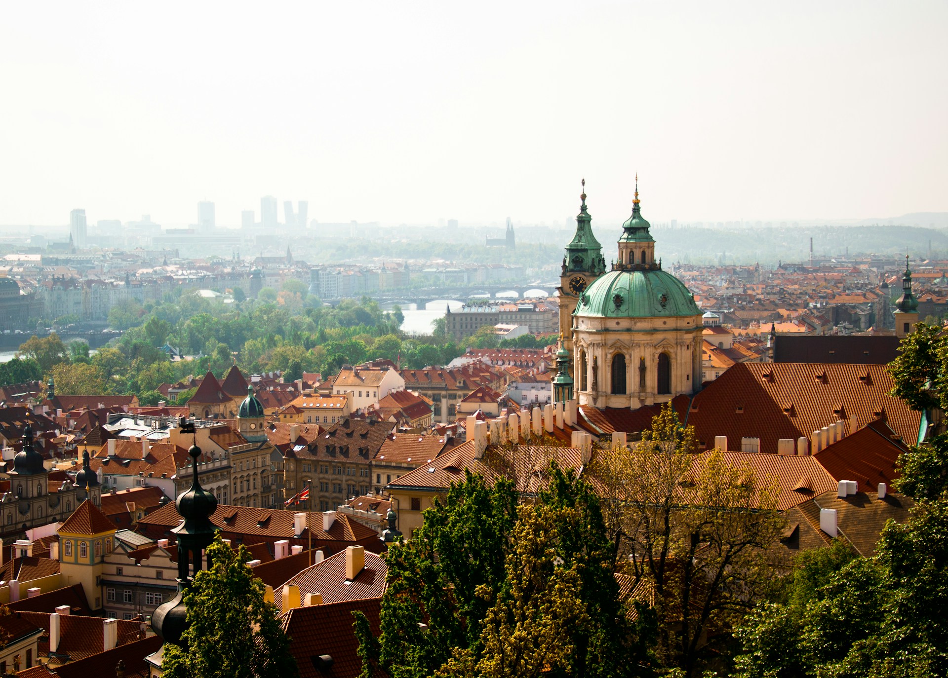 aerial view of city at daytime