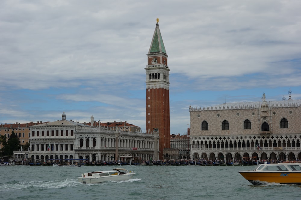 body of water near buildings