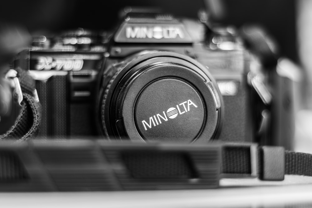 black Minolta camera