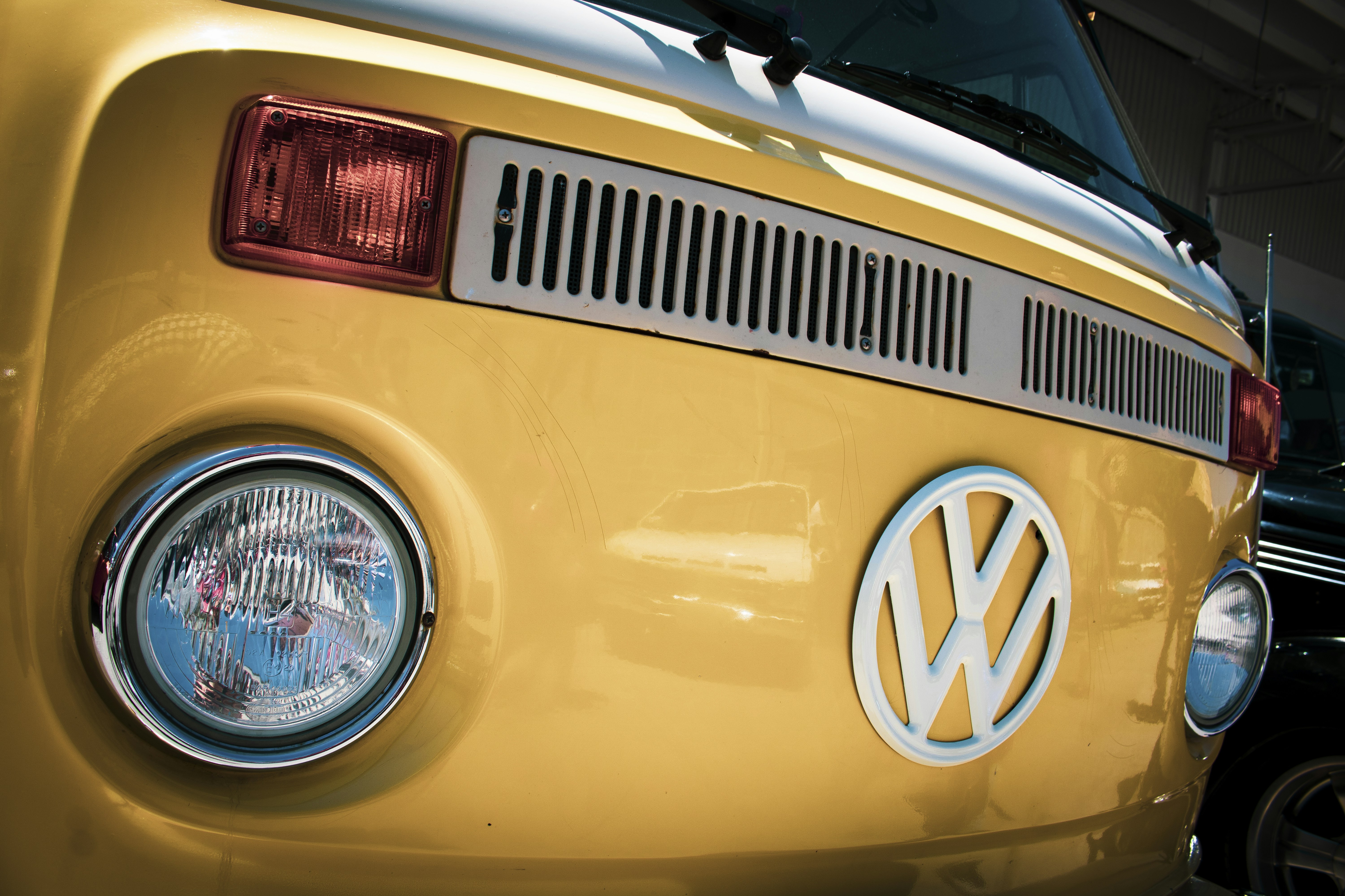 Volkswagen ID. Buzz electric van parked at a charging station