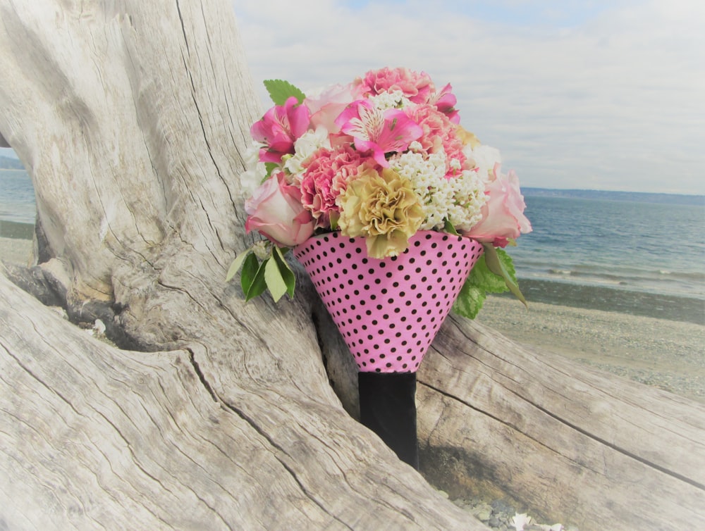 flower arrangement in basket