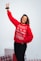 women's red sweater
