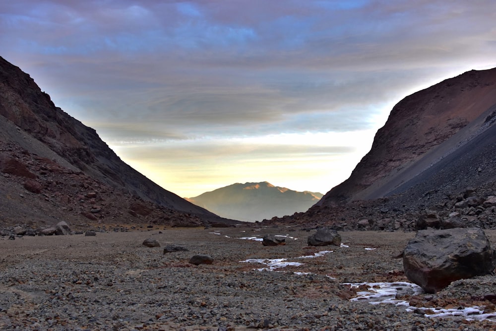 landscape photography of mountain