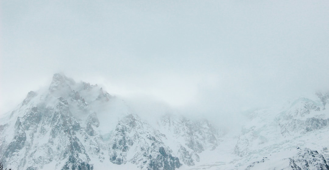 mountain covered with snow