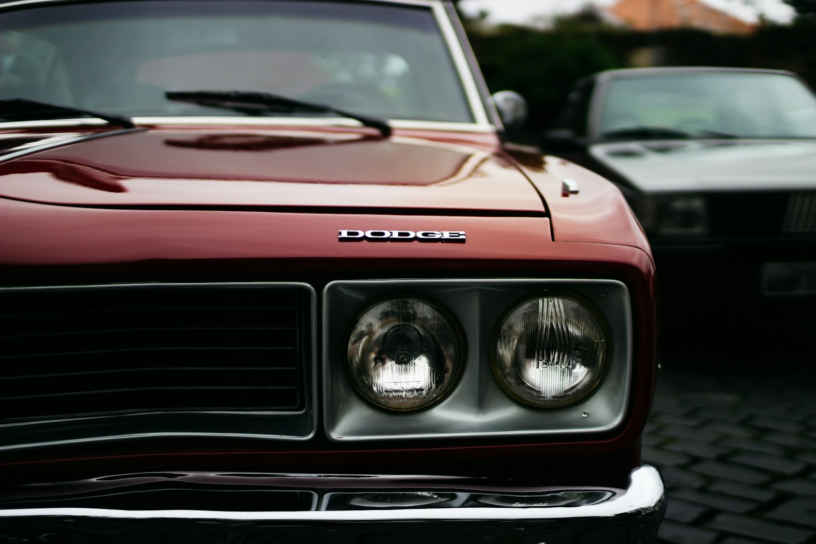 Sigma 30mm F1.4 EX DC HSM sample photo. Red dodge vehicle photography