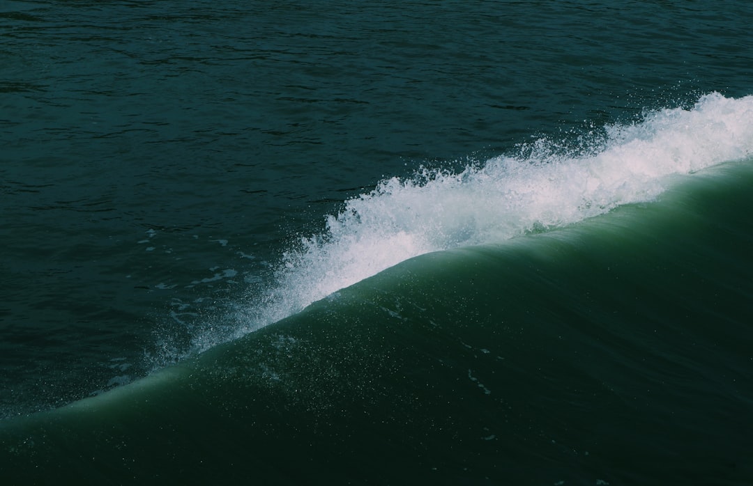 white wave breakers at sea