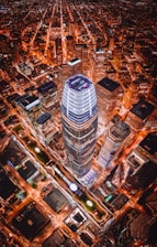 aerial photo of city
