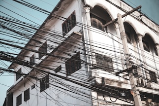 white building