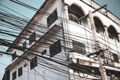 white building