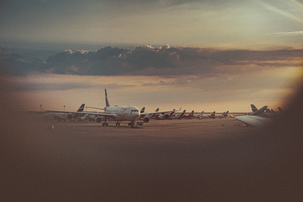 close-up photography of plane