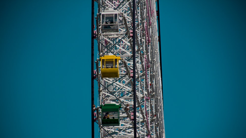 high-angle of Ferris wheel