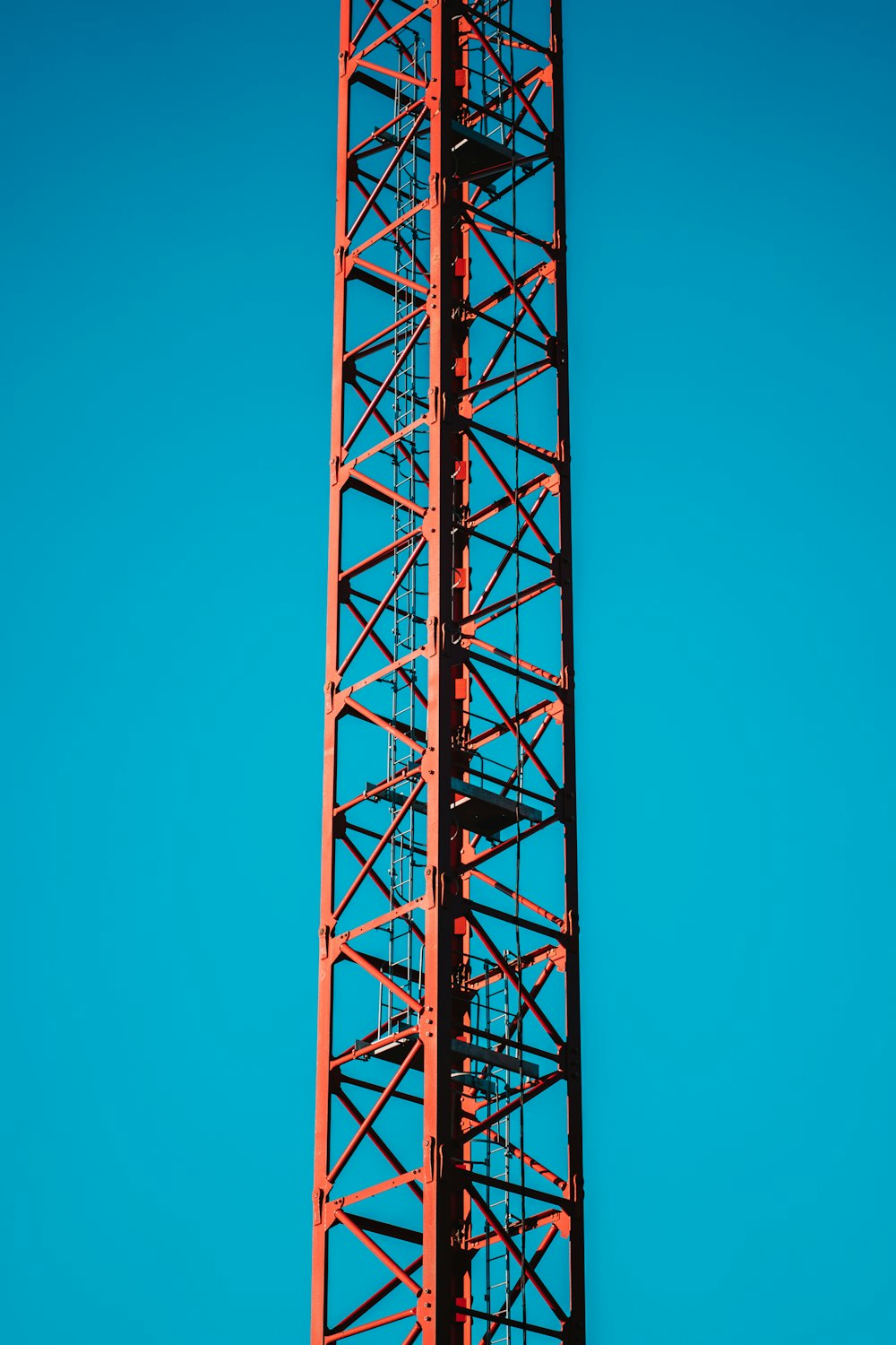 brown metal tower
