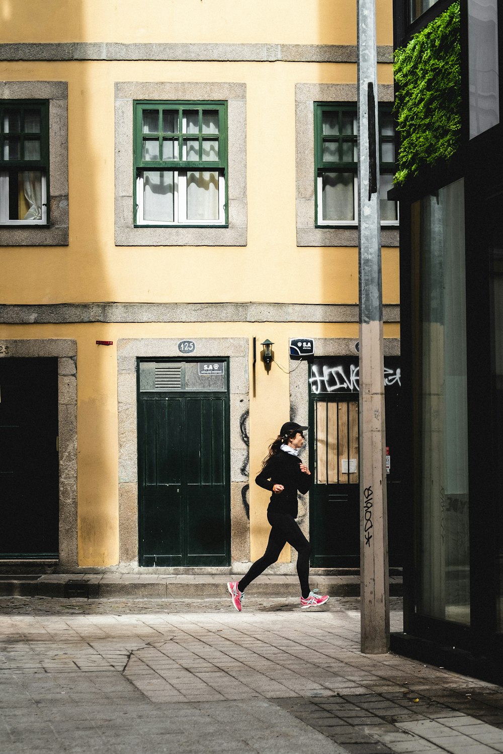 woman running