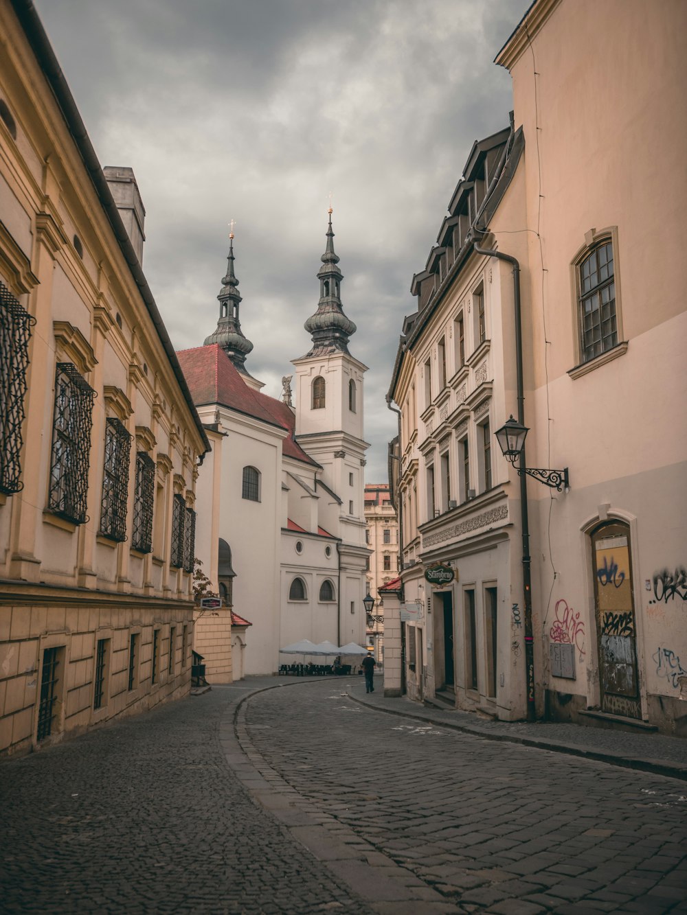 empty street surrounded by buildings